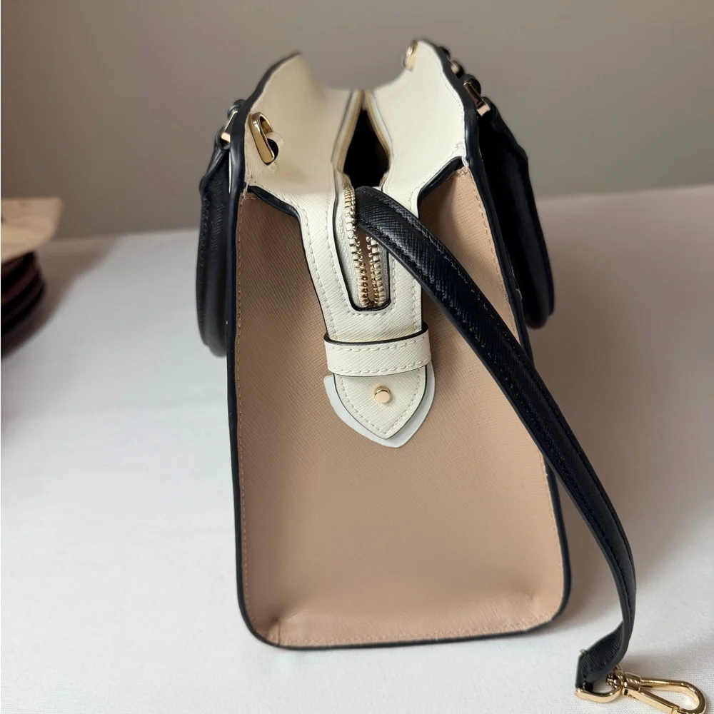 Kate Spade Black and Tan Satchel